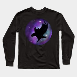 Galaxy kea silhouette Long Sleeve T-Shirt